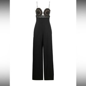 Stella McCartney Broderie Anglais Flared-leg Jumpsuit
